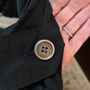 Burberry hooded raincoat excellent used condition size small